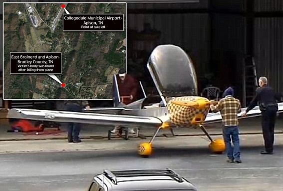 Mayat Pria yang Jatuh dari Pesawat Ditemukan